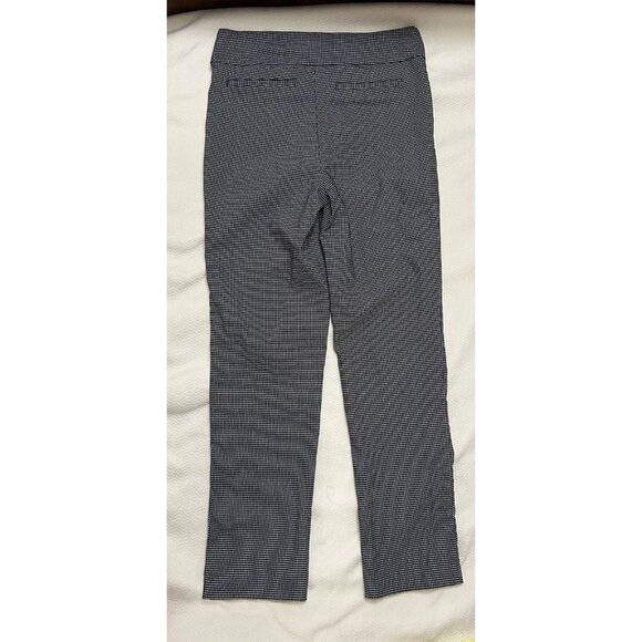Hilary Radley Black and White Check Pull On Pants size Small. - Picture 1 of 6